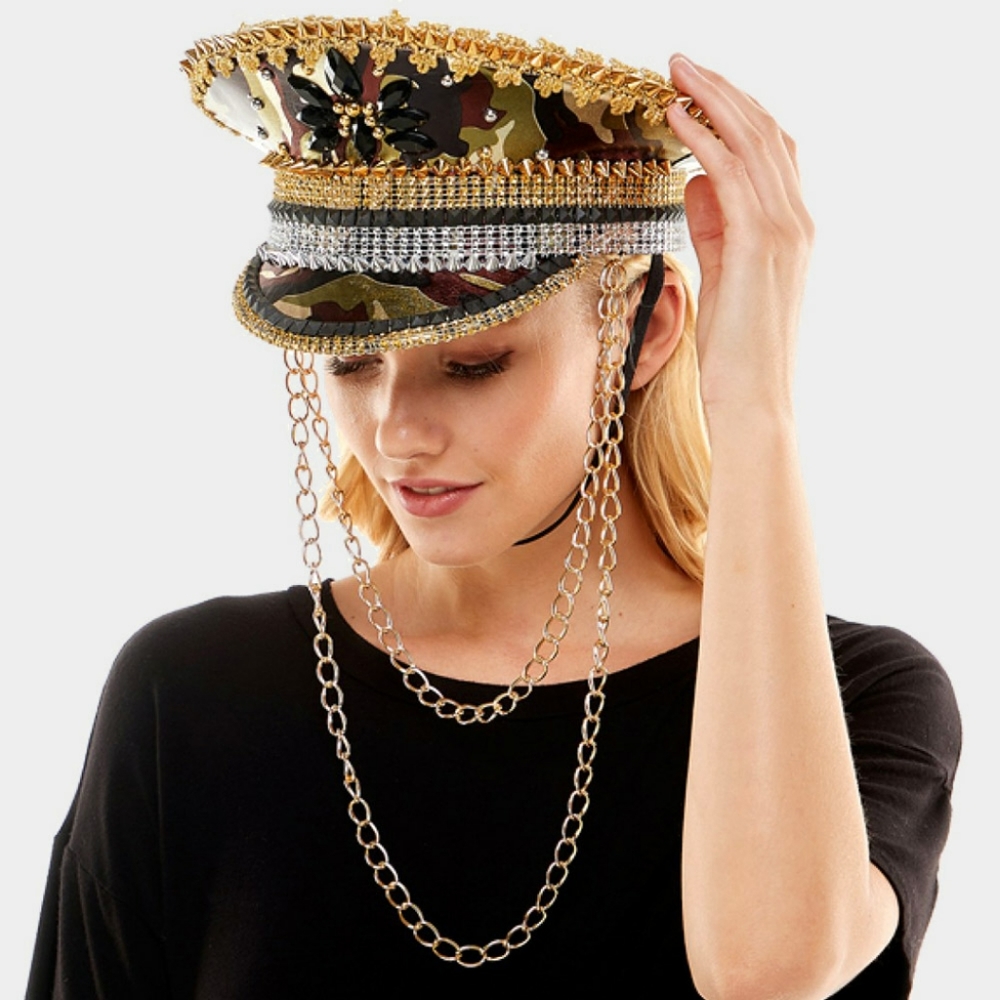 Burning Man Army Hat
